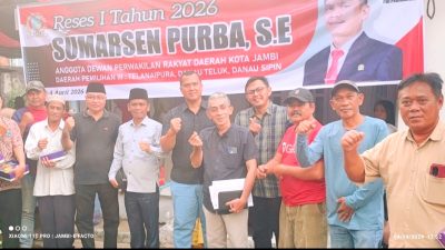 Dewan Adalah Perpanjangan Lidah Masyarakat, Melalui Reses Ini Diharapkan tak Ada Lagi PR Pemkot Jambi