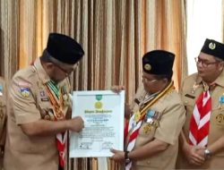 Wali Kota Jambi Terima Penghargaan Tokoh Perintis Utama Gerakan Pramuka