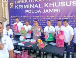 Polda Jambi Bongkar Penyelewengan Gas Subsidi 3kg