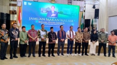 Gelar Jamuan Menteri Hukum RI, Walikota Jambi Paparkan Program Kelurahan Sadar Hukum
