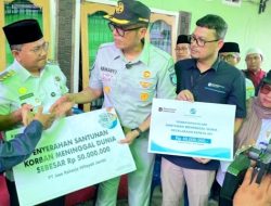 Wali Kota Jambi Serahkan Santunan Korban Insiden KA Argo Bromo Bekasi
