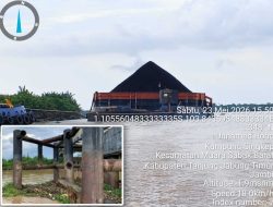 Sat Polair Polres Tanjab Timur, Selidiki Tongkang Batubara Bara Tabrak Jembatan Muara Sabak