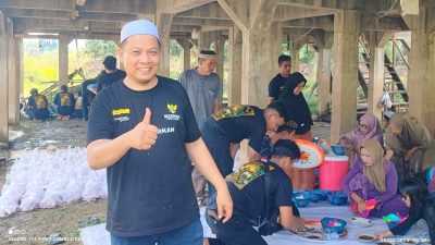 Momen Idul Adha 1447 H, Baznas Kota Jambi Berbagi Daging Qurban dan “Makan Merawang”