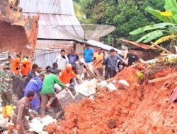 Satu Keluarga Tertimbun Tanah Longsor, di Empelu Kabupaten Bungo