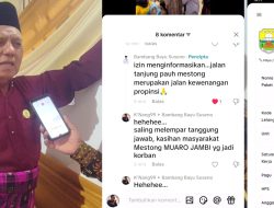 Bupati Muaro Jambi ‘Buang Badan’, Kerusakan Jalan Tj.Pauh Mestong