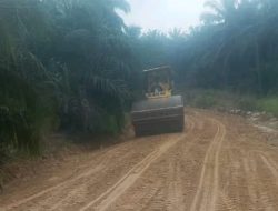 Manajemen PTPN IV Regional IV Kebun Tanjung Lebar Perbaiki 12 Km Jalan Desa di Muaro Jambi, Akses Mobilitas 1.750 KK Kini Lancar