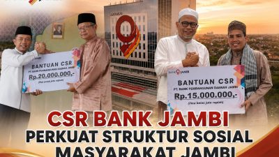 CSR Bank Jambi Perkuat Struktur Sosial Masyarakat Jambi