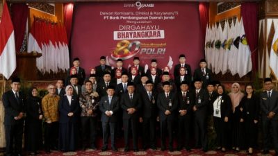 HUT Bhayangkara ke-80, Bank Jambi Apresiasi Peran Strategis Polri Ciptakan Iklim Kondusif Bagi Pembangunan