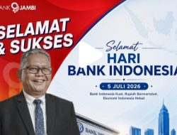 Momentum Hari Bank Indonesia 2026, Dirut Bank Jambi Apresiasi Peran BI dalam Menjaga Stabilitas Ekonomi Nasional