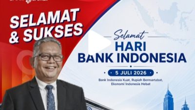 Momentum Hari Bank Indonesia 2026, Dirut Bank Jambi Apresiasi Peran BI dalam Menjaga Stabilitas Ekonomi Nasional