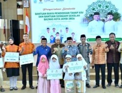 Pemkot Jambi dan Baznas Kota Jambi Salurkan Bantuan Pendidikan Rp1,8 Miliar untuk Ribuan Pelajar