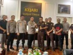 Silaturahmi ke Kejari, Kapolres Tanjab Timur Tegaskan Komitmen Perkuat Sinergitas Antar APH