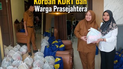 PTPN IV Regional IV Bersama Pemkot Jambi Salurkan Paket Sembako, Bantu Korban KDRT dan Warga Prasejahtera