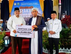 Bank Jambi Salurkan CSR, Ponpes Sirojul Mukhlasin Al Fauzean
