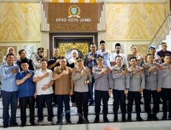 Ketua DPRD Kota Jambi dan Kapolresta Jambi Komitmen Jaga Kamtibmas, Siap Perangi Geng Motor hingga Narkoba