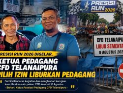 Presisi Run 2026 Digelar, Ketua CFD Telanaipura Pilih Liburkan pedagang