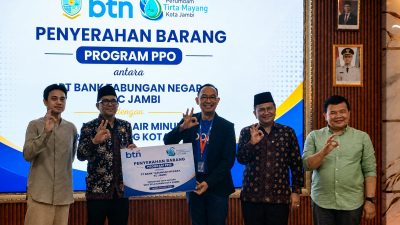 Lewat Program PPO, BTN Serahkan Mobil Operasional dan Alat Pemurnian Air ke Perumda Tirta Mayang
