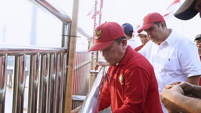 Bank Jambi Pasang 1.000 Bendera Merah Putih dan Santuni Veteran