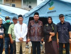 Ketua DPRD Kota Jambi Tinjau Kebakaran Cempaka Putih, Hanguskan 19 Rumah 20 KK dan 59 Jiwa Terdampak