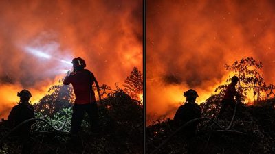 142 Personel Gabungan dan Heli Water Bombing, Perkuat Penanganan Karhutla HLG Londerang