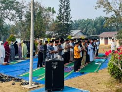 Kebun Batanghari PTPN IV Regional IV Gelar Sholat Istisqa, Bagikan Bantuan Sembako ke Warga Kurang Mampu