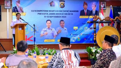 PWI Kota Jambi Gelar UKW Angkatan 14, Dorong Wartawan Lebih Profesional