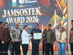 Bank Jambi Raih Jamsostek Award 2026, Komitmen Lindungi Pekerja Berbuah Prestasi