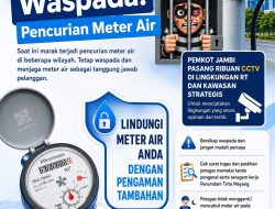 Waspada Pencurian Meter Air, Perumda Tirta Mayang Imbau Pelanggan Proaktif
