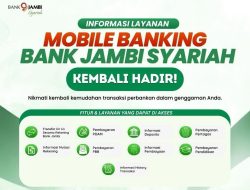 Mobile Banking Bank Jambi Syariah Hadir Kembali, Permudah Nasabah Akses Layanan Perbankan Digital