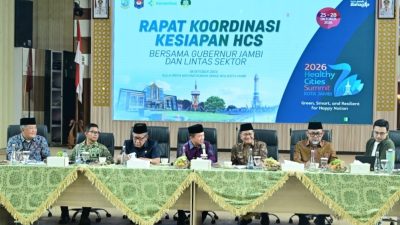 Kabut Asap Masih Tebal !! Gubernur dan Wali Kota Jambi Sepakat, Pelaksanaan HCS 2026 Dimundurkan