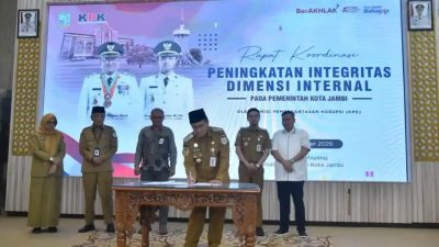 Pemkot Jambi dan KPK Gelar Koordinasi dan Supervisi, Perkuat Integritas dan Penyempurnaan Tata Kelola Pemerintahan